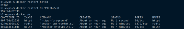 how to restart docker 2